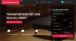 Desktop Screenshot of klavierspezialtransporte.de